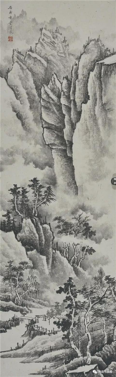 著名画家庄志深,黄淳波传统山水画师生作品展山东展出