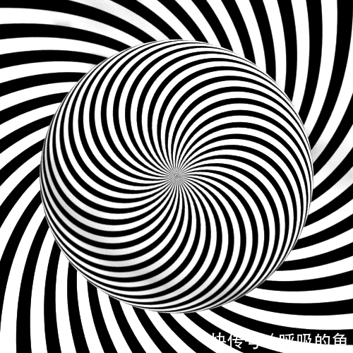 盯着中心看30秒再看手心