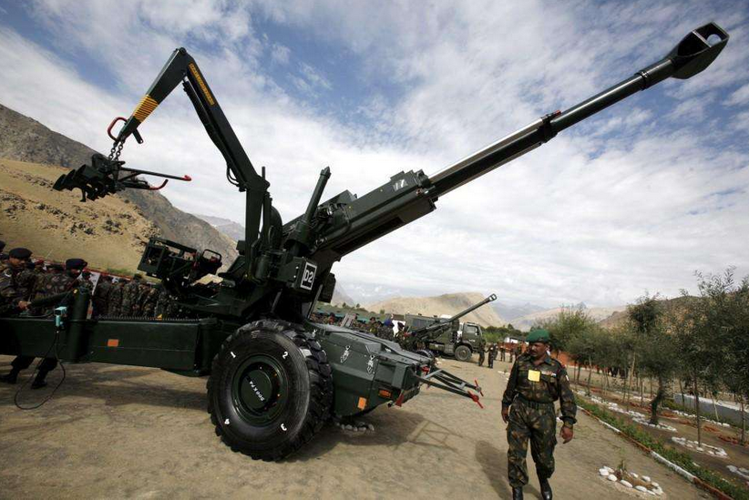 中国最新榴弹炮驰援西藏