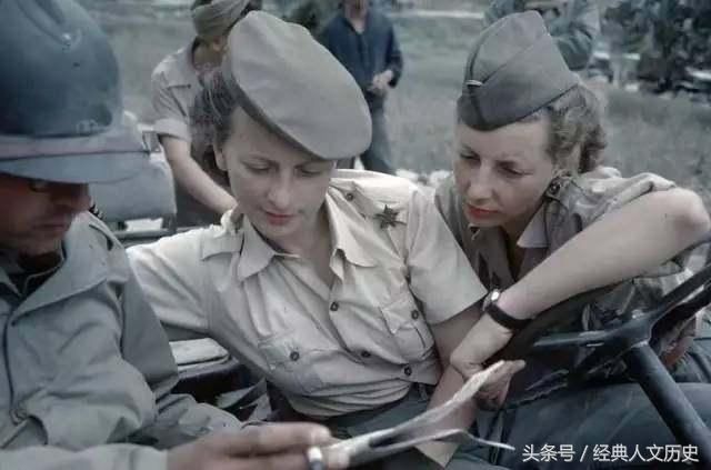 二战巾帼不让须眉的风采,女兵们身影无处不在