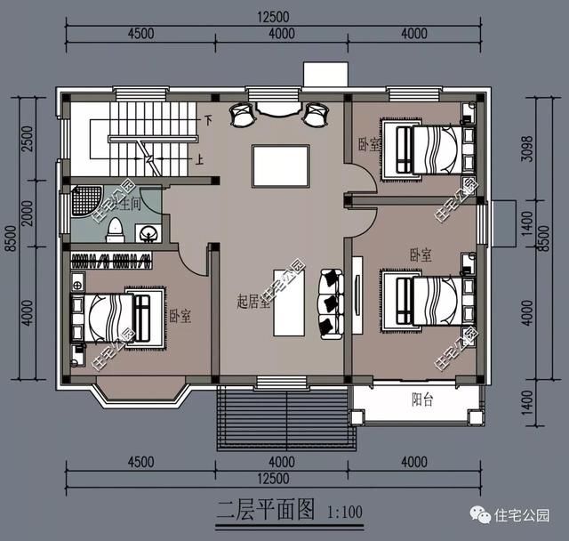 2套农村经典小3层别墅,只要35万就能盖,你最喜欢哪个?