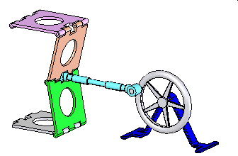 叶轮旋转时,将水甩至泵壳形成一个水环,环的内表面与叶轮轮毂相切.