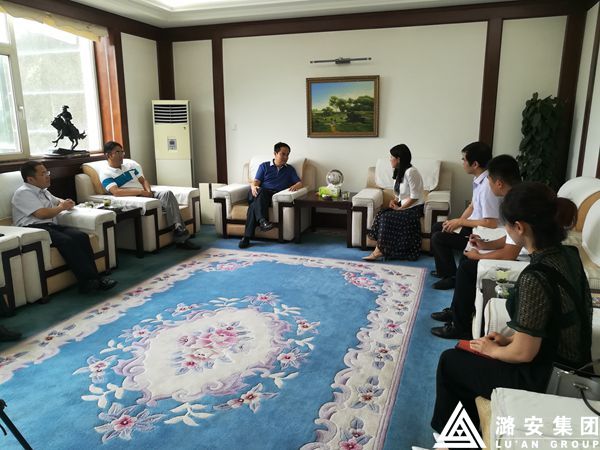 李晋平,刘克功与绿派(上海)能源杜国梅一行座谈