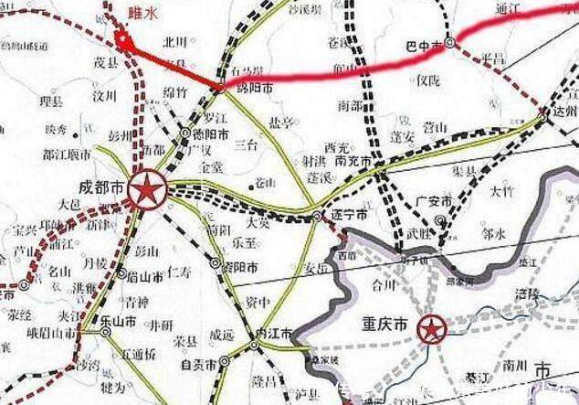四川即将修建的两条高铁,这两个地级市要腾飞了!
