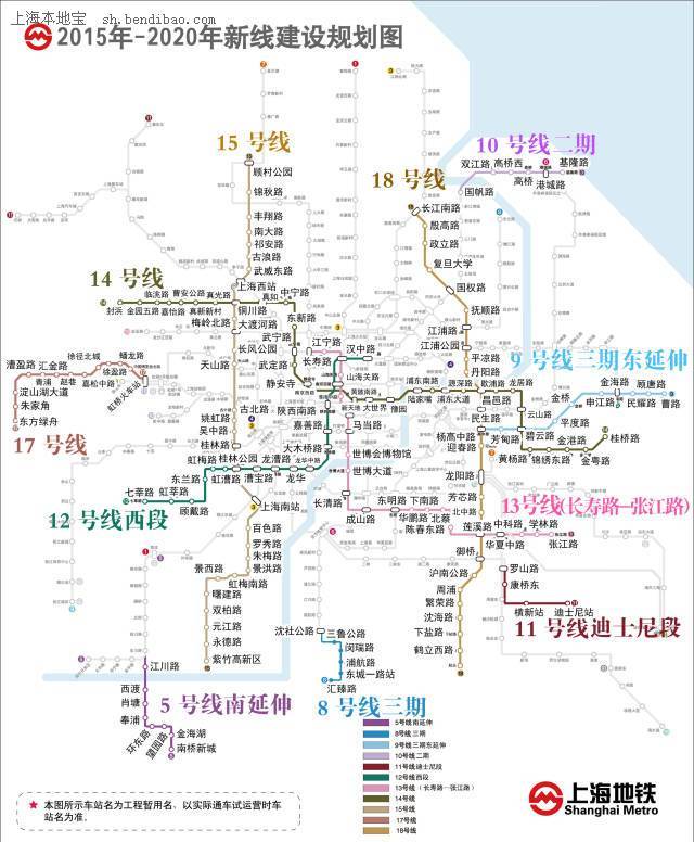 上海的地铁规划到2025年了,哪条地铁路线和你的生活关系最密切?
