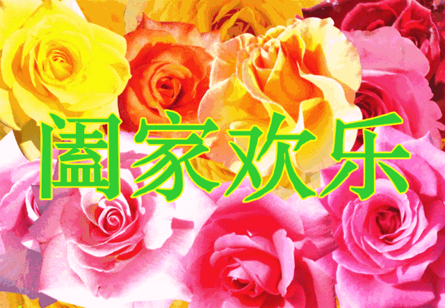 幸福快乐永相随, 好运围绕你身边, 赶紧把这份祝福, 送给家人朋友吧!