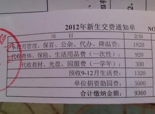 宝妈发了1张幼儿园学费单,家长们看了非常窝火!