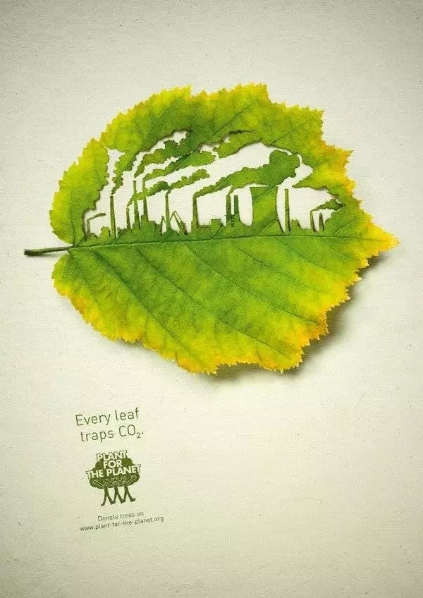 环保公益广告,工业废气破坏了为你提供氧气的森林.
