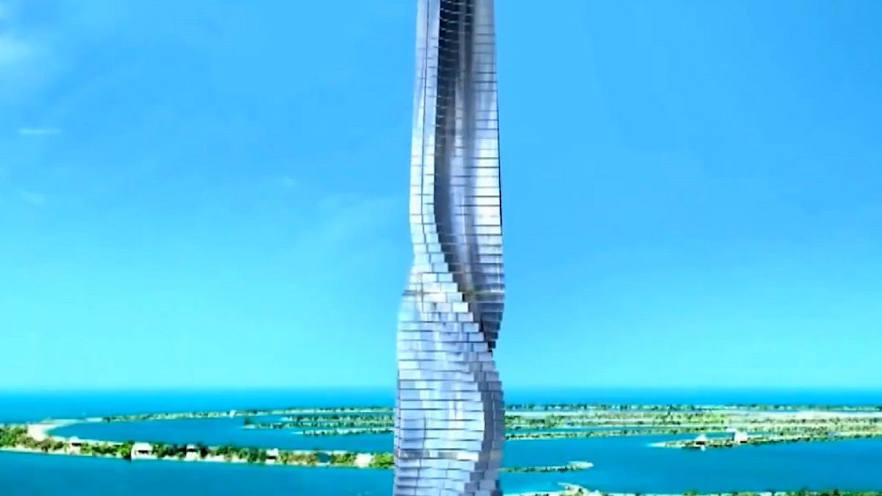 世界第一座4d旋转大厦,可以360度转动,迪拜又要火了吗