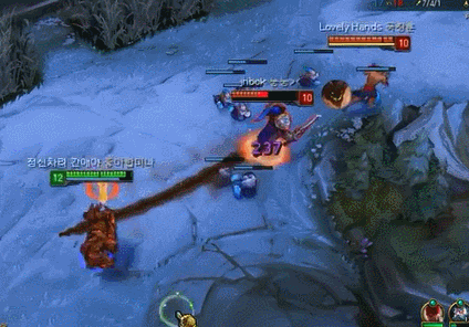 lol黑科技ap石头人火箭腰带4连一套秒人!