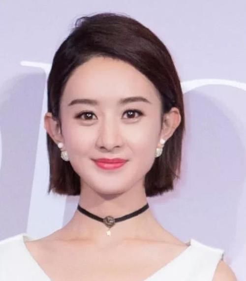 赵丽颖发型清新自然,宋茜的无人能比,只有她的短发无人超越!