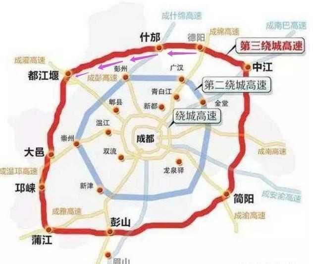 简称德都高速,高速公路网编号为g0511 ,起点在四川省德阳市,途径什邡