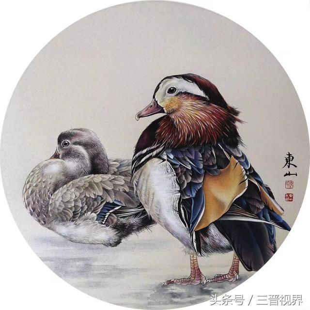 著名画家陈东山先生和他的动物工笔画