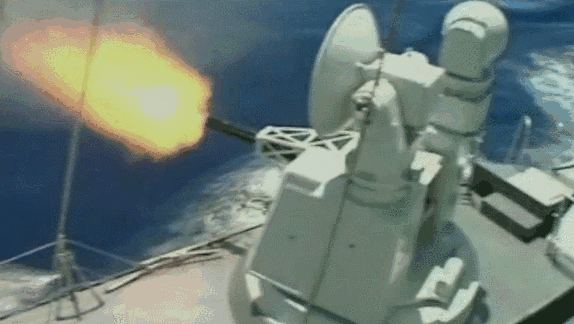 弹壳像下雨 中国自主研制的730及1130近访武器系统的基本工作方式为