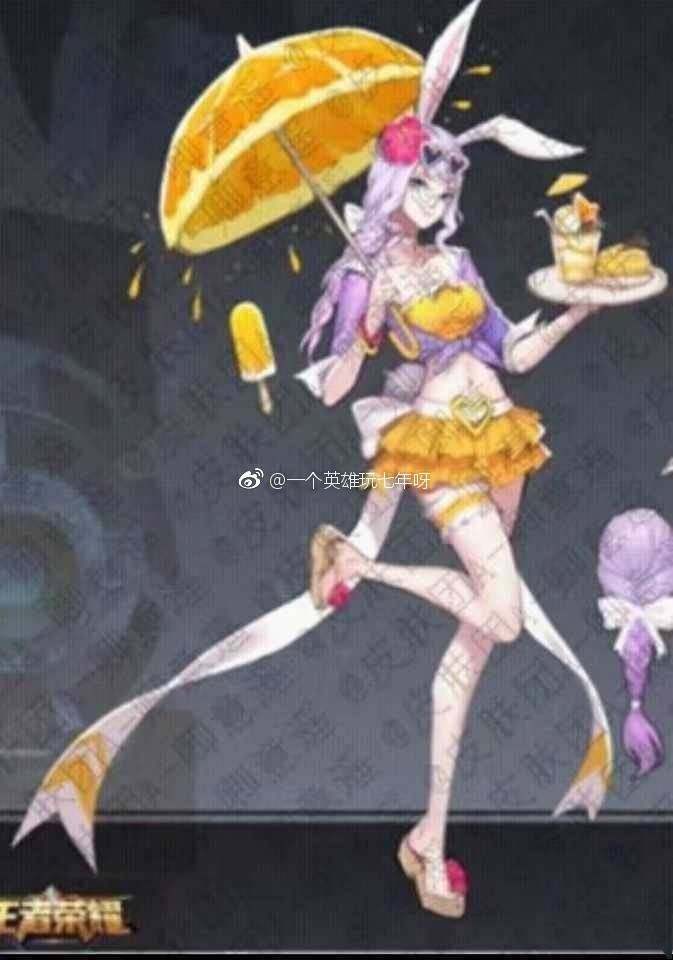 王者荣耀公孙离夏日皮肤曝光,大乔新皮肤最美,各家游戏大显身手