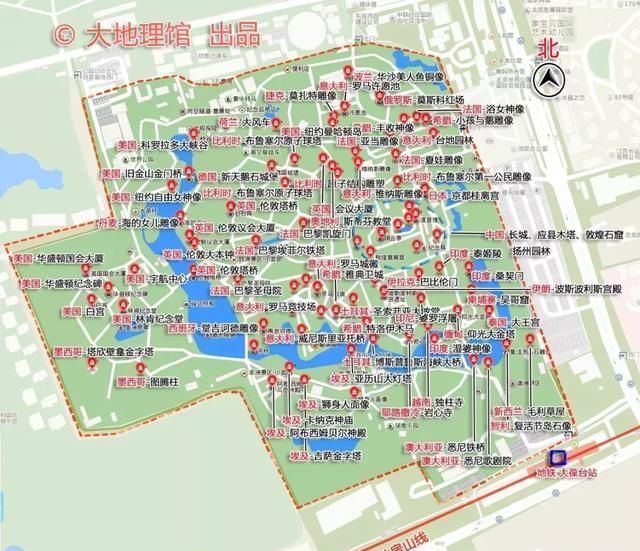 北京世界公园:五大洲,55个国家,108处著名风景| |位于丰台区的世界