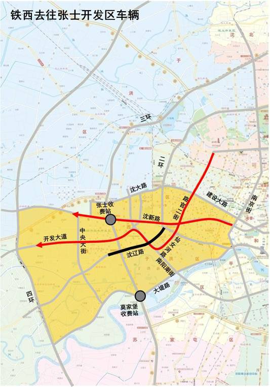 沈阳沈辽路高架桥工程管线排迁施工 施工期间这样走