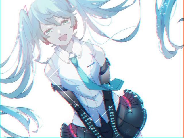 10张让你一眼就爱上的初音未来,第1张初音就如同流年般闪耀