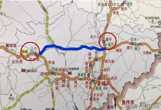 从沁水出发 一路向东到 陵川,长治 从高平出发 一路向西到 阳城,翼城