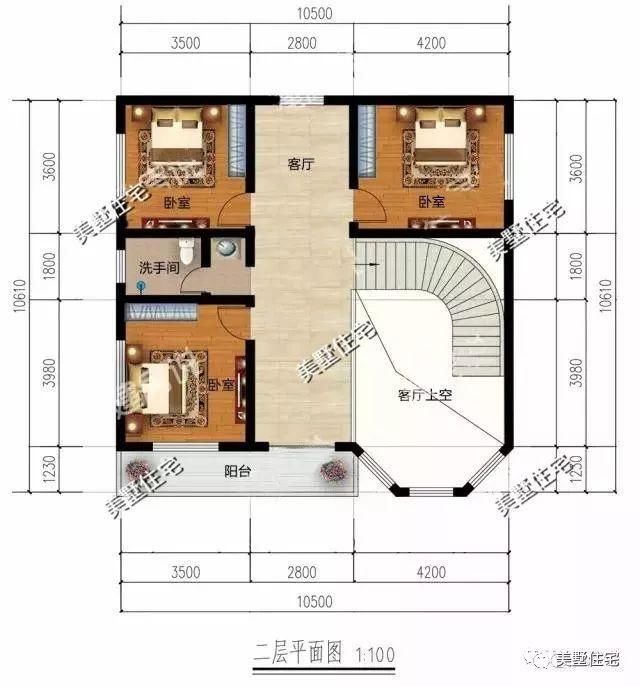 8x8米农村自建房设计图