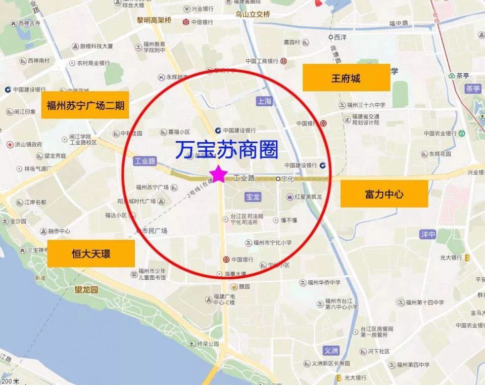 福州商圈知多少?哪个商圈周边的房子最值钱,这里有你不知道的.