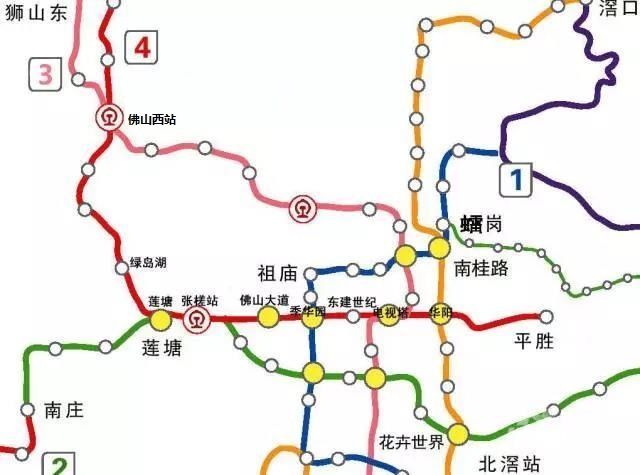 (佛山地铁线路图)