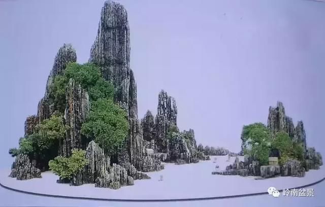 木化石山水盆景《万里送舟行》——上海乔红根