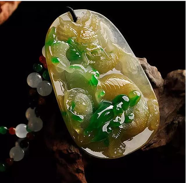 翡翠收藏之篇--黄加绿翡翠原石!-北京时间