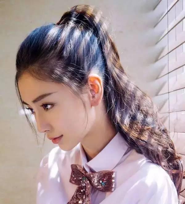 看脸型扎头发!像杨幂范爷这样梳马尾美死了!(适合你的