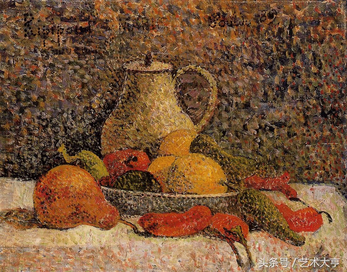 法国画家高更静物油画