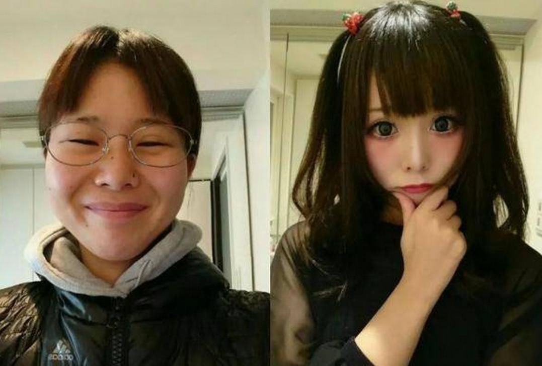 出门不化妆是对人的不尊重,所以日本女生的化妆技术通常都非常厉害