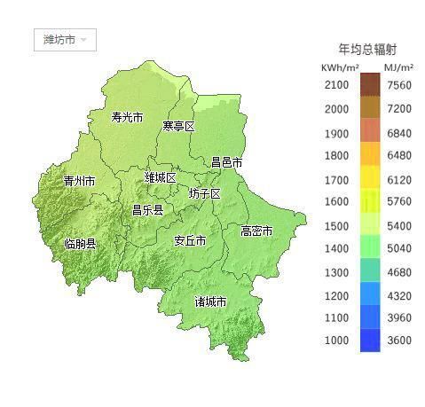 潍坊市地图