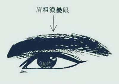 7,眉毛粗浓压目,畏惧妻子