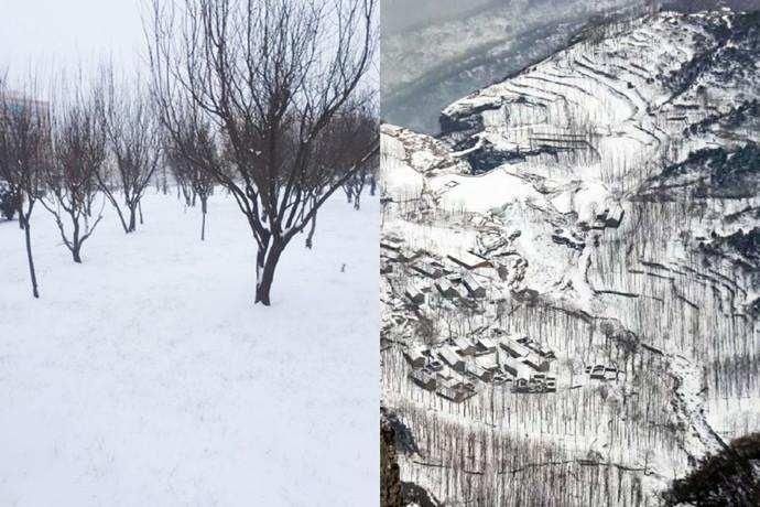 2018第一场雪 河南各地雪景大比拼