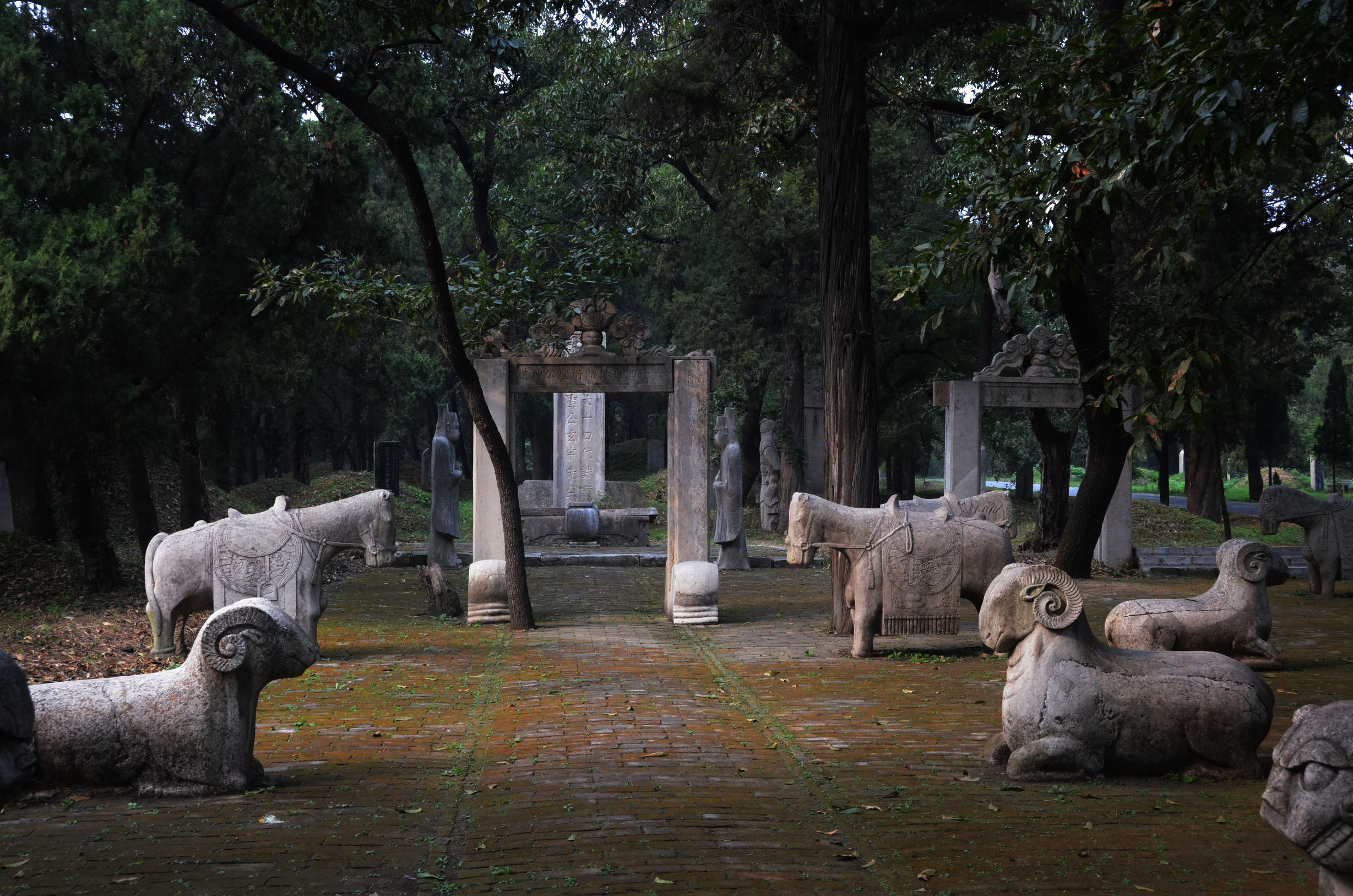 全世界第一大的家族墓地,占地三千多亩,坟冢十万余座