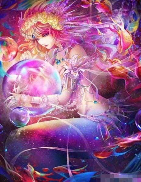 十二星座专属美人鱼,摩羯座沉重老成,双鱼座很柔和,你
