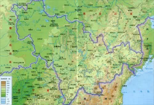 吉林省地图和介绍