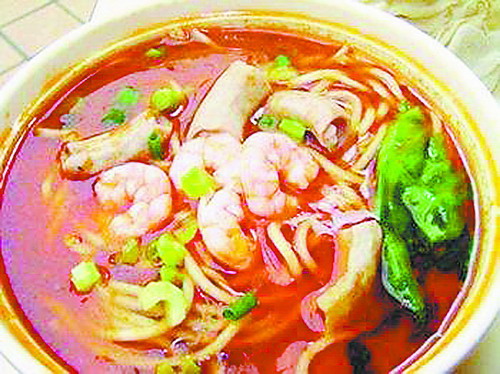沙茶面.(本组图片来源于网络)