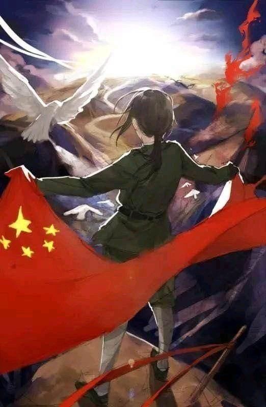 动漫军人壁纸,向军人致敬!给你们点赞!