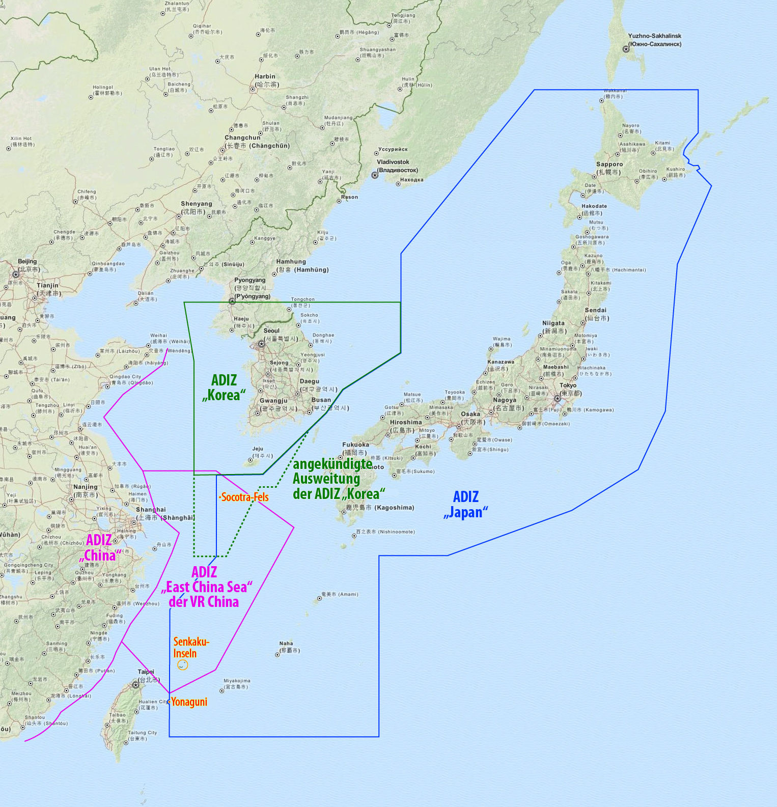 中国空军编队首次飞越对马海峡 赴日本海远洋训练