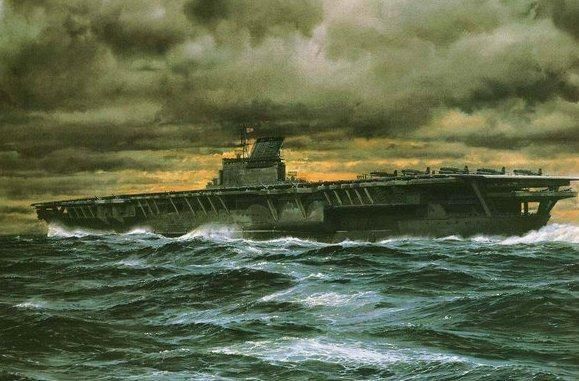 二战日本最大的航空母舰"信浓号"的命运