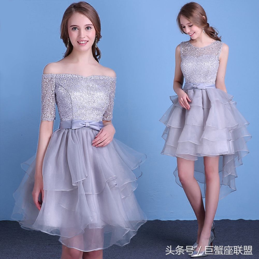 12星座唯美伴娘服,巨蟹的感觉清新脱俗,你的喜欢吗?