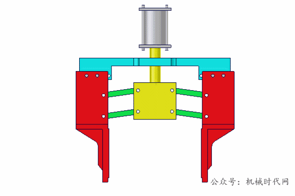 29.平面平行移动连杆式抓取机构