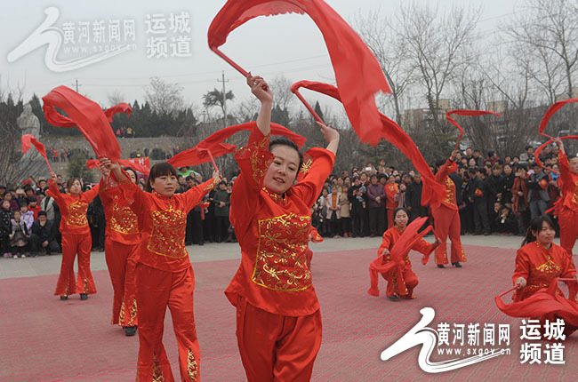 闻喜县农村举办民俗文化旅游年社火