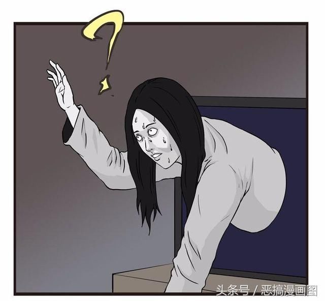 恶搞漫画:山村贞子做快递,全球五秒送达
