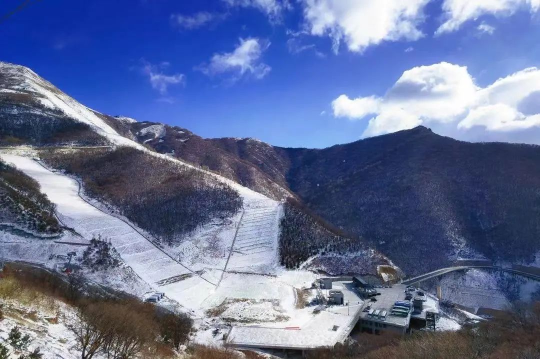 迎接北京2022年冬奥会 冬奥延庆赛区"雪飞燕"启动造雪