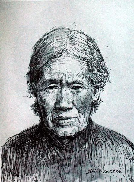 母亲 42x30cm 2004