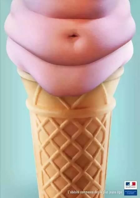 减肥创意广告这样设计?