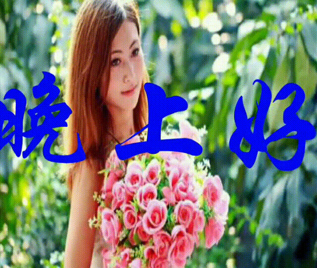 五言藏头诗《晚安朋友》