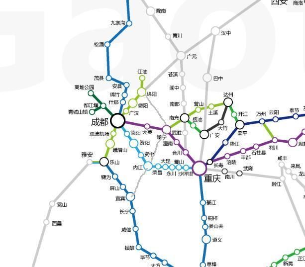 高铁新时代,四川的几个高铁枢纽,除了成都谁最牛?